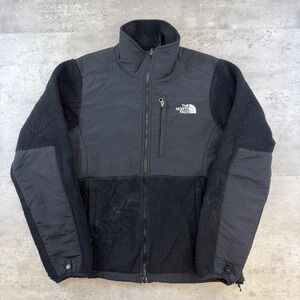 The North Face Denali Fleece Jacket Womens Small Black Full Zip Outdoor Layer